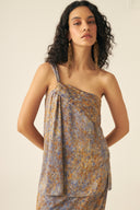 BLUSA LIZA SEDA IMPRESSAO BOTANICA CLITORIA URUCUM CASCAS DE CEBOLA
