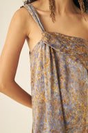 BLUSA LIZA SEDA IMPRESSAO BOTANICA CLITORIA URUCUM CASCAS DE CEBOLA
