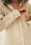 CAMISA CLARISSE CAMBRAIA DE LINHO