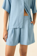 SHORTS BETHANIA TENCEL TM MODAL AZUL