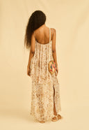 VESTIDO PALOMA SEDA IMPRESSAO BOTANICA