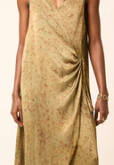 VESTIDO TRANSPASSADO SOFIA SEDA IMPRESSAO BOTANICA
