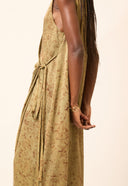 VESTIDO TRANSPASSADO SOFIA SEDA IMPRESSAO BOTANICA