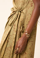 VESTIDO TRANSPASSADO SOFIA SEDA IMPRESSAO BOTANICA