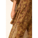 BLUSA ANA SEDA IMPRESSAO BOTANICA